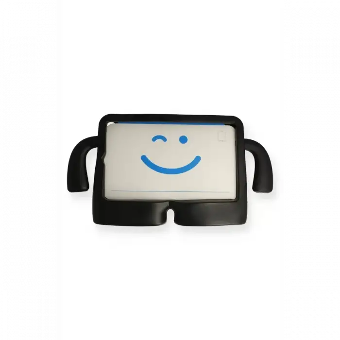 Newface Apple iPad 10.2 (7.nesil) Kılıf Karakter Tablet Silikon - Siyah