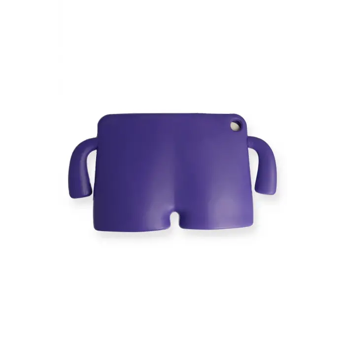 Newface iPad 4 9.7 Kılıf Karakter Tablet Silikon - Mor