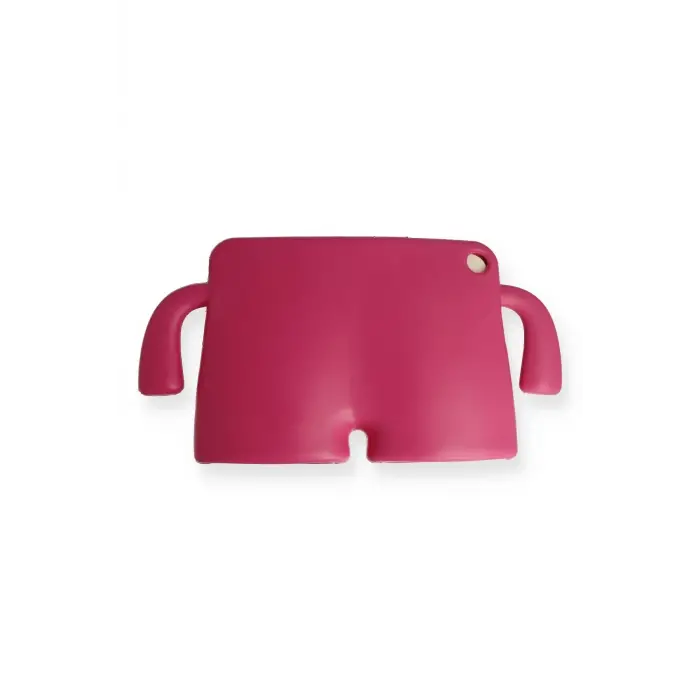 Newface iPad 4 9.7 Kılıf Karakter Tablet Silikon - Pembe