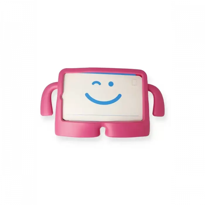 Newface Apple iPad 4 9.7 Kılıf Karakter Tablet Silikon - Pembe