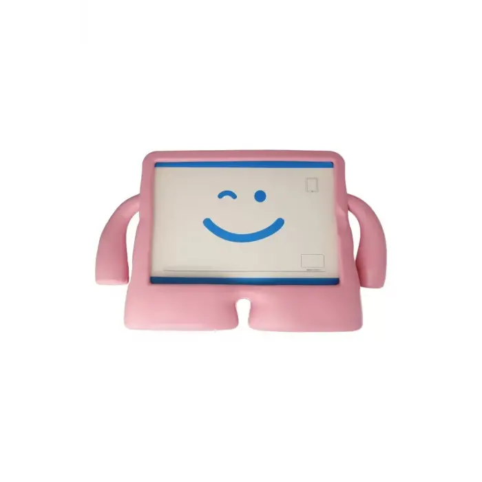 Newface Apple iPad 5 Air 9.7 Kılıf Karakter Tablet Silikon - Açık Pembe