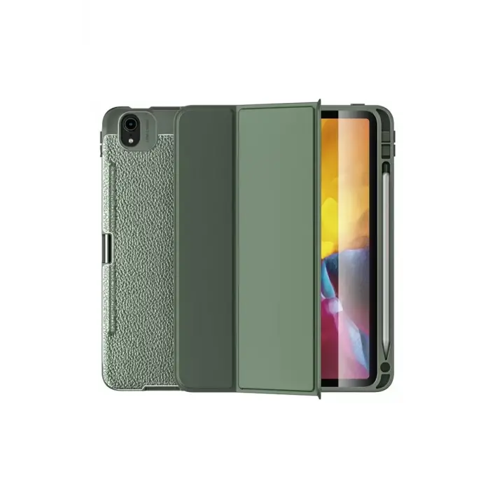 Newface Apple iPad Air 4 10.9 Kılıf Tablet Focus Silikon - Yeşil