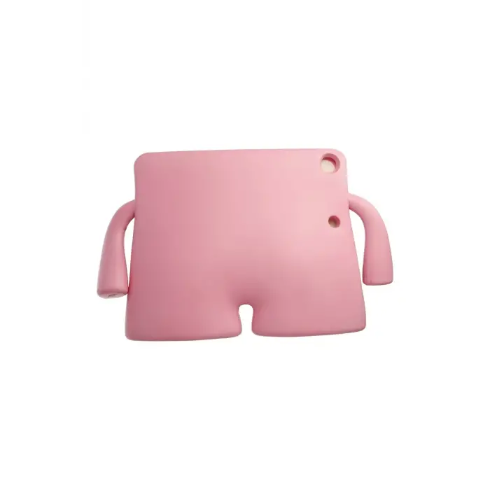 Newface iPad Mini 5 Kılıf Karakter Tablet Silikon - Açık Pembe