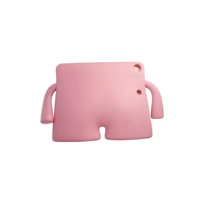Newface Apple iPad Mini 5 Kılıf Karakter Tablet Silikon - Açık Pembe