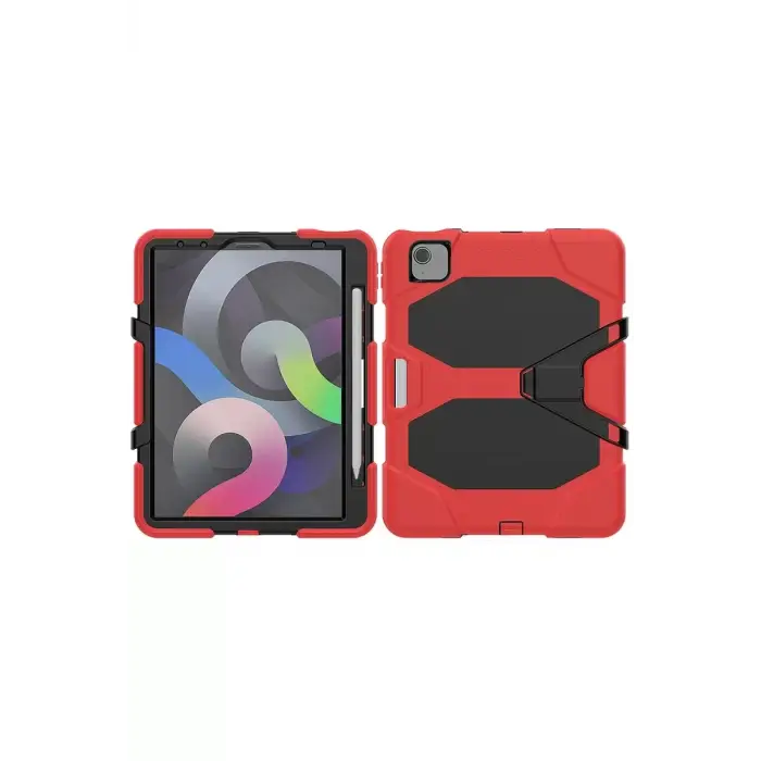 Newface Apple iPad Pro 11 (2020) Kılıf Griffin Tablet Kapak - Kırmızı