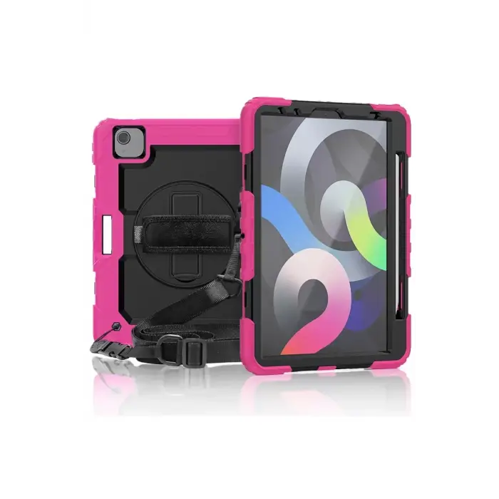 Newface Apple iPad Pro 11 (2020) Kılıf Pars Tablet Kapak - Pembe