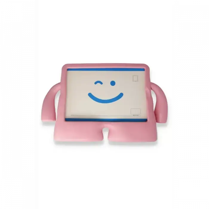 Newface Apple iPad Pro 11 (2021) Kılıf Karakter Tablet Silikon - Açık Pembe