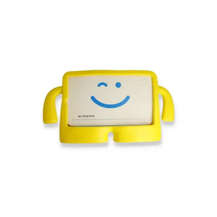 Newface Apple iPad Pro 11 (2021) Kılıf Karakter Tablet Silikon - Sarı