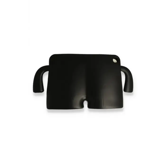 Newface iPad Pro 11 (2021) Kılıf Karakter Tablet Silikon - Siyah