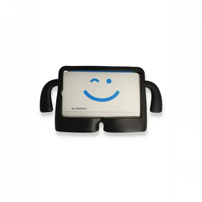 Newface Apple iPad Pro 11 (2021) Kılıf Karakter Tablet Silikon - Siyah