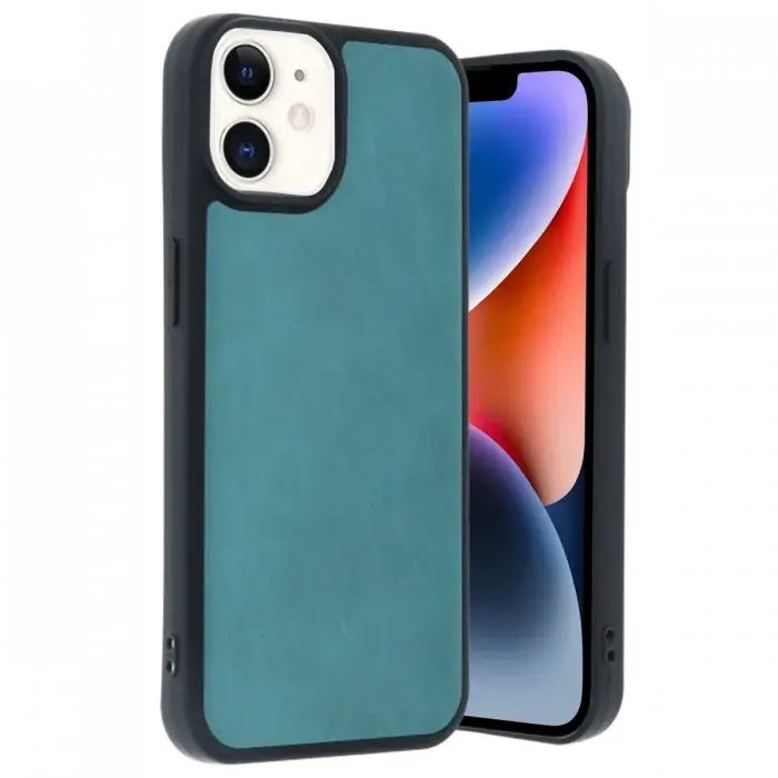 Newface iPhone 11 Kılıf Aras Deri Kapak - Açık Yeşil