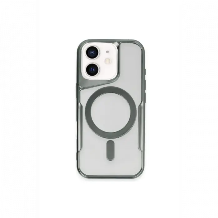Newface iPhone 11 Kılıf Boyi Magsafe Silikon Kapak - Yeşil
