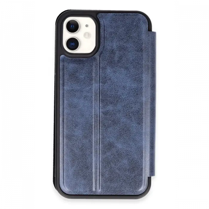 Newface iPhone 11 Kılıf Flip Cover - Lacivert