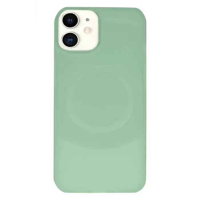 Newface Apple iPhone 11 Kılıf Maya Karbon Kapak - Su Yeşili