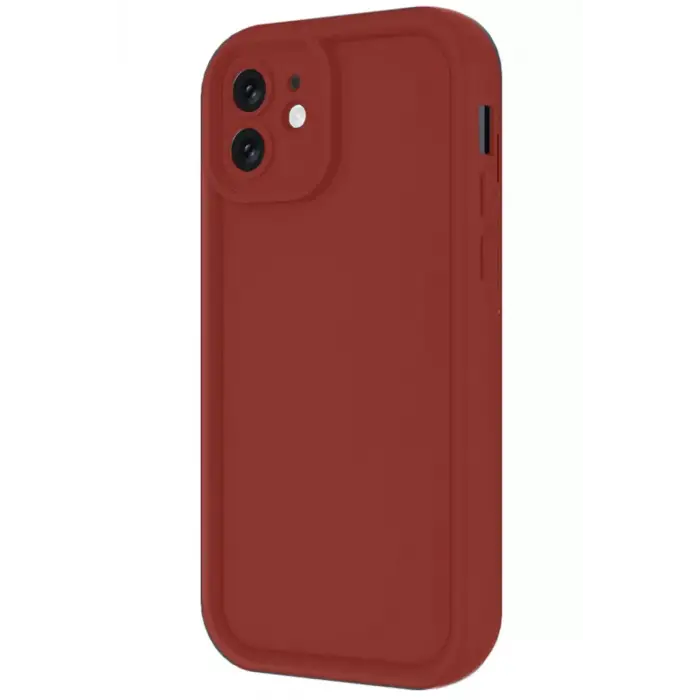 Newface iPhone 11 Kılıf Viera Silikon - Bordo