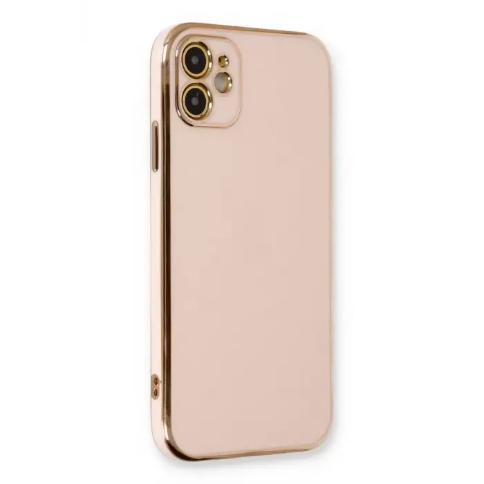 Newface Apple iPhone 11 Kılıf Volet Silikon - Pembe