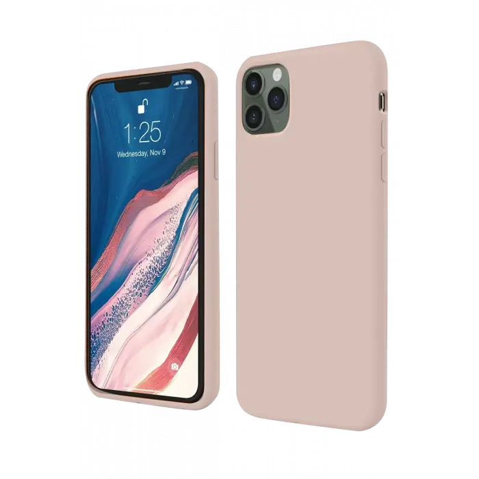 Newface iPhone 11 Pro Kılıf First Silikon - Rose Gold