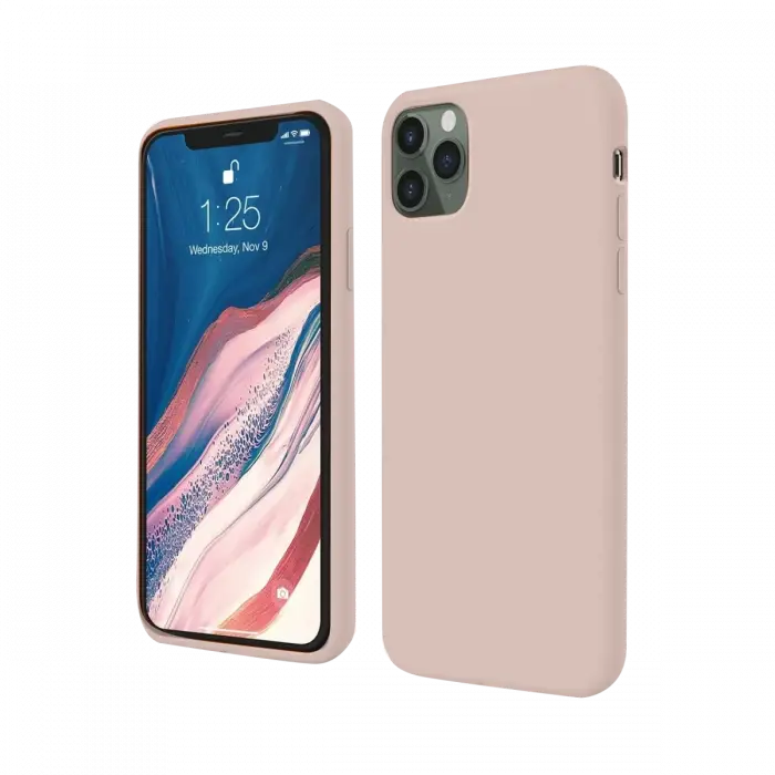 Newface iPhone 11 Pro Kılıf First Silikon - Rose Gold