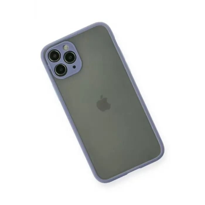 Newface Apple iPhone 11 Pro Kılıf Montreal Silikon Kapak - Gri
