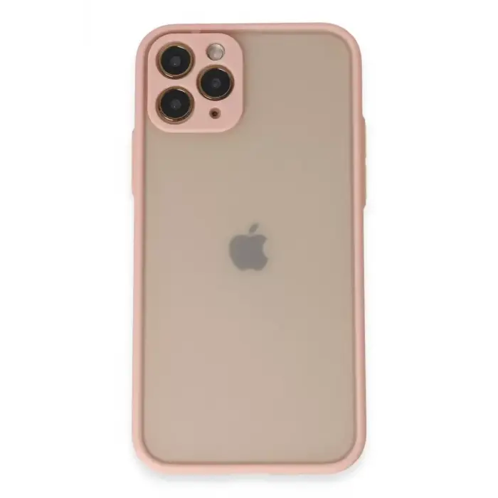 Newface Apple iPhone 11 Pro Kılıf Montreal Silikon Kapak - Pembe