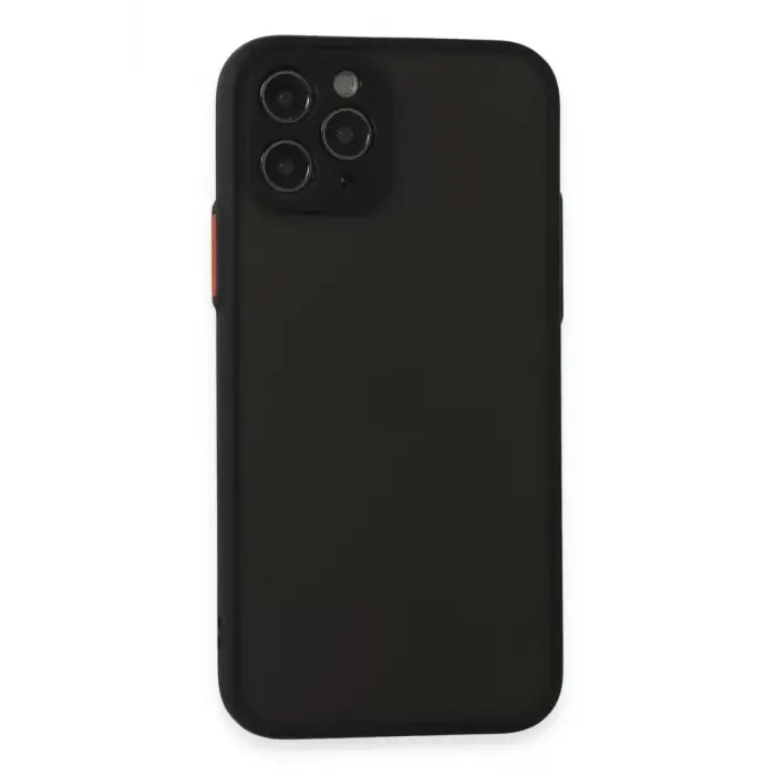 Newface Apple iPhone 11 Pro Kılıf Montreal Silikon Kapak - Siyah