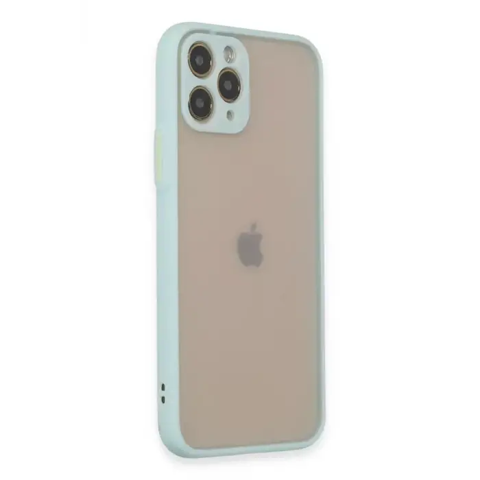 Newface Apple iPhone 11 Pro Kılıf Montreal Silikon Kapak - Turkuaz