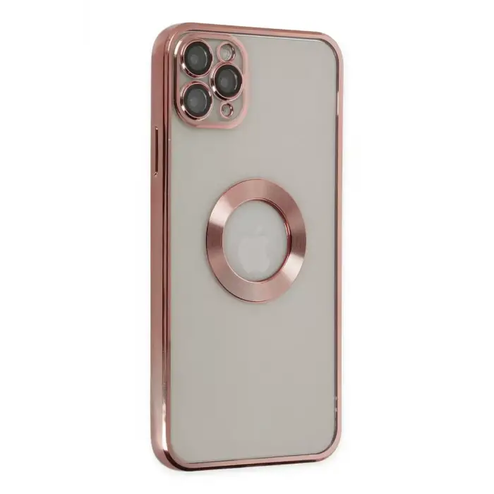 Newface Apple iPhone 11 Pro Kılıf Slot Silikon - Rose Gold