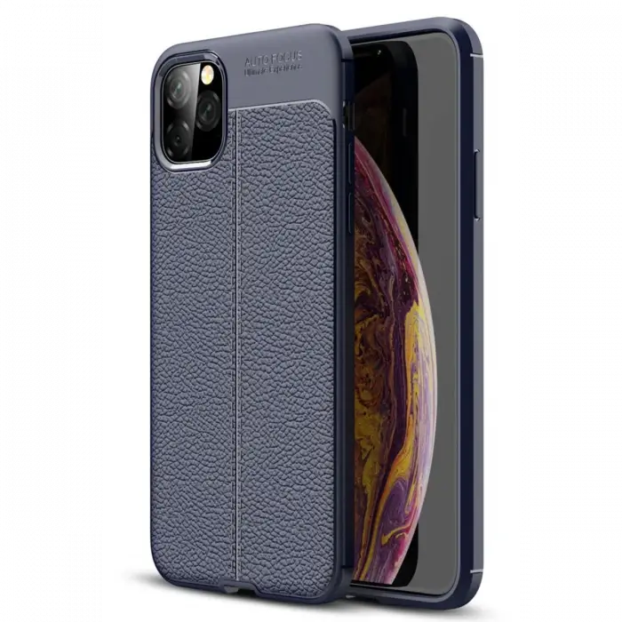 Newface iPhone 11 Pro Max Kılıf Auto Focus Kapak - Lacivert