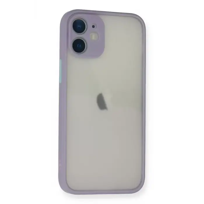 Newface Apple iPhone 11 Pro Max Kılıf Montreal Silikon Kapak - Mor