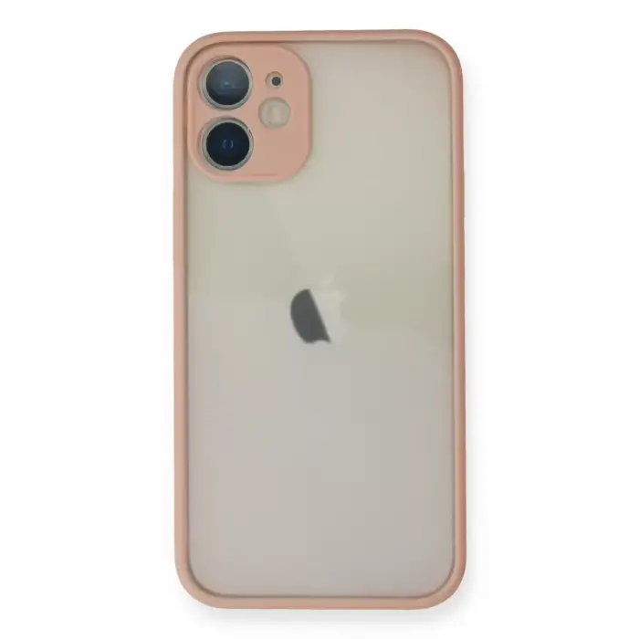 Newface Apple iPhone 11 Pro Max Kılıf Montreal Silikon Kapak - Pembe