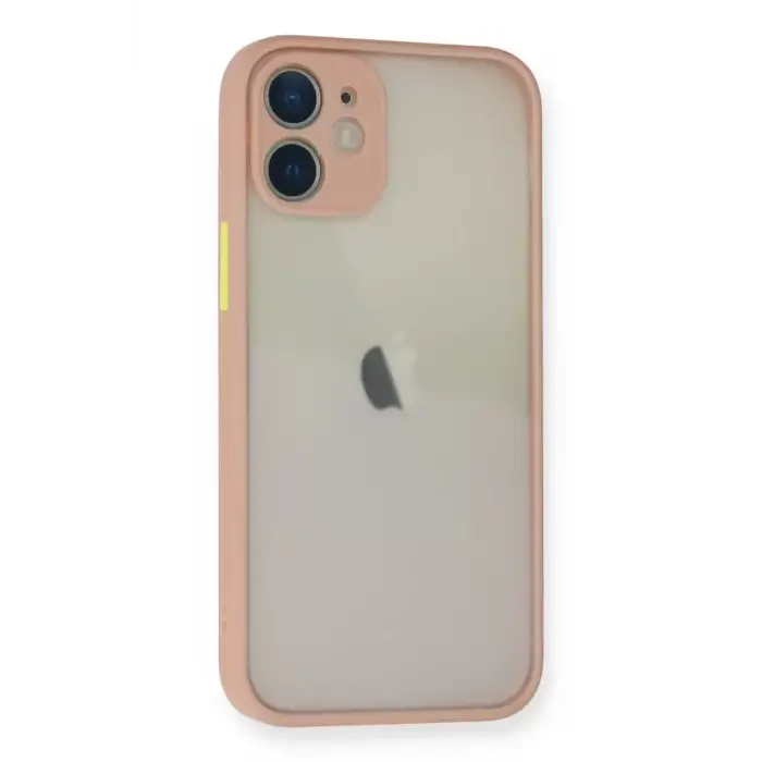 Newface Apple iPhone 11 Pro Max Kılıf Montreal Silikon Kapak - Pembe