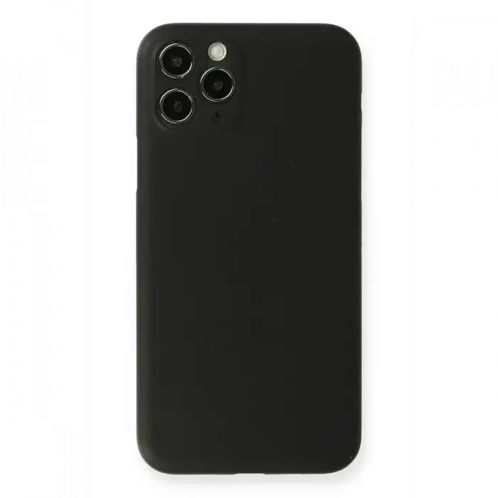 Newface iPhone 11 Pro Max Kılıf PP Ultra İnce Kapak - Siyah
