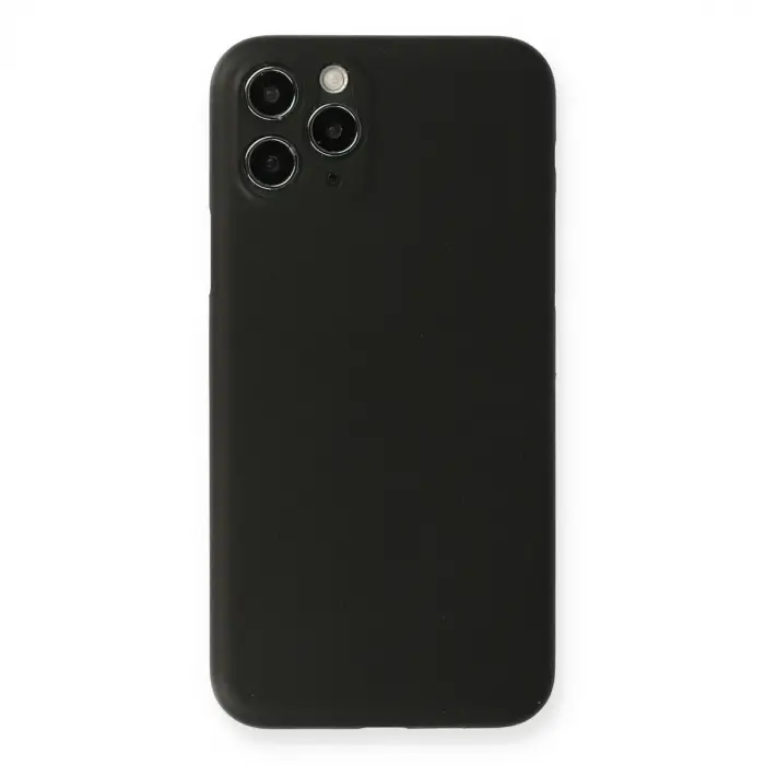 Newface iPhone 11 Pro Max Kılıf PP Ultra İnce Kapak - Siyah