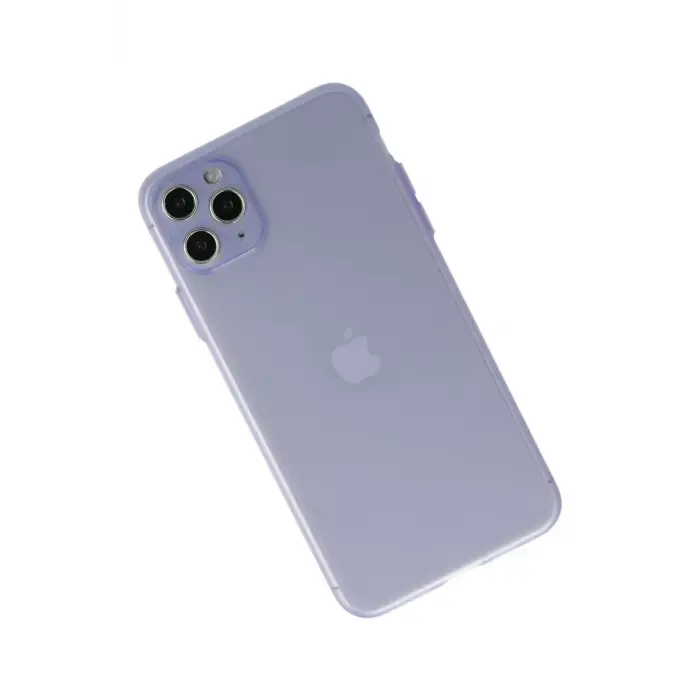 Newface Apple iPhone 11 Pro Max Kılıf Puma Silikon - Mor