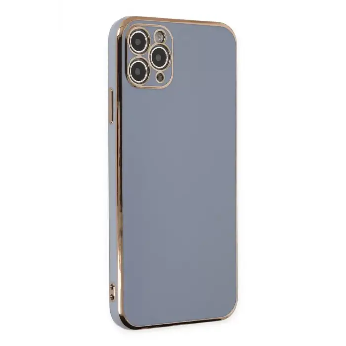 Newface Apple iPhone 11 Pro Max Kılıf Volet Silikon - Mavi