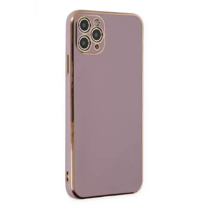 Newface Apple iPhone 11 Pro Max Kılıf Volet Silikon - Mor