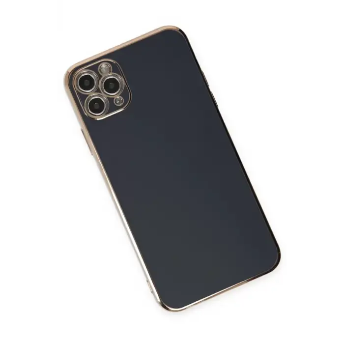 Newface Apple iPhone 11 Pro Max Kılıf Volet Silikon - Siyah