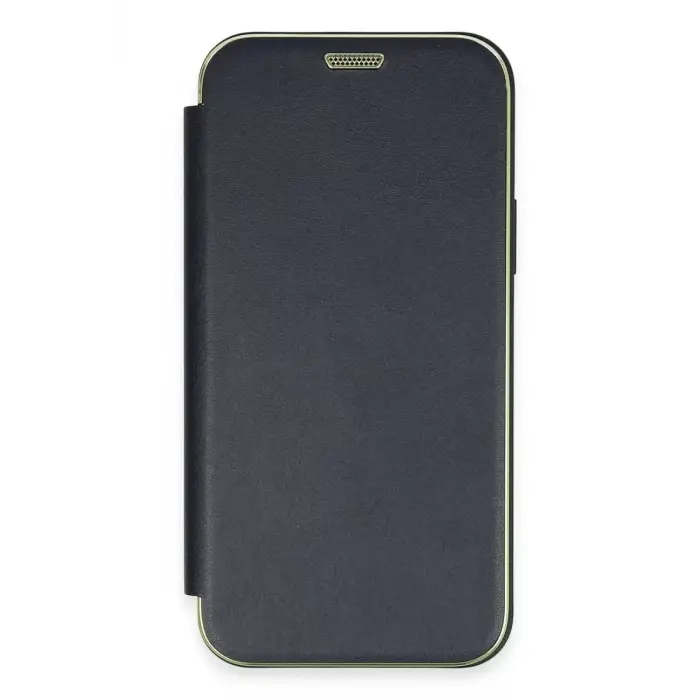 Newface Apple iPhone 12 Kılıf Dolpin Kapaklı - Lacivert