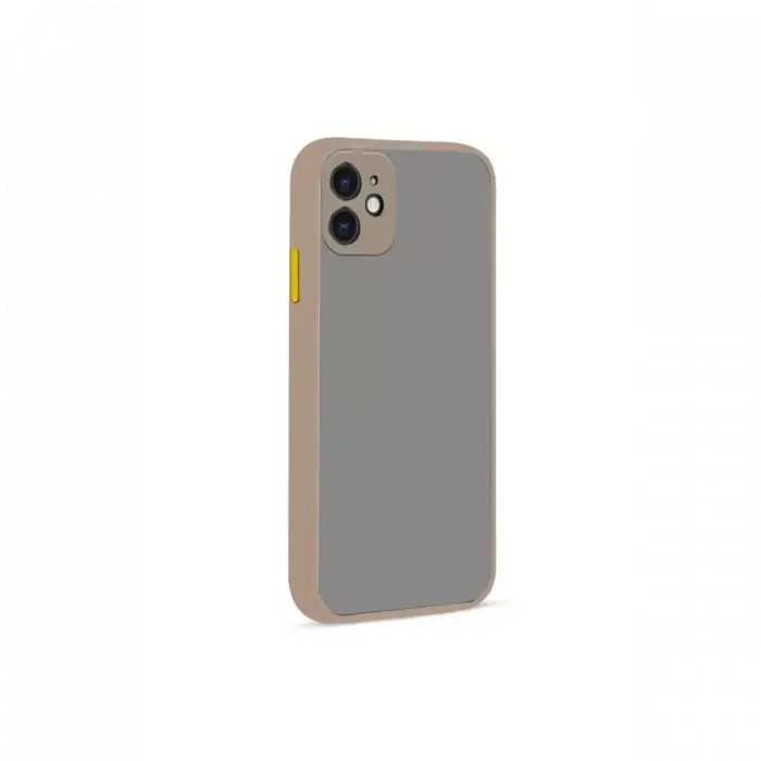 Newface Apple iPhone 12 Kılıf Montreal Silikon Kapak - Pembe