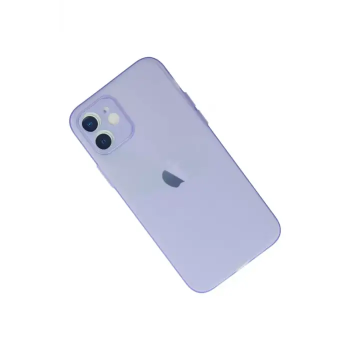 Newface Apple iPhone 12 Kılıf Puma Silikon - Mor