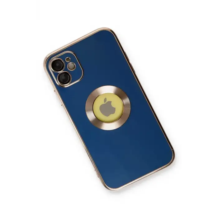 Newface Apple iPhone 12 Kılıf Store Silikon - Mavi