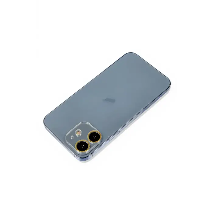 Newface iPhone 12 Mini Shine Kamera Lens Koruma Cam - Gold