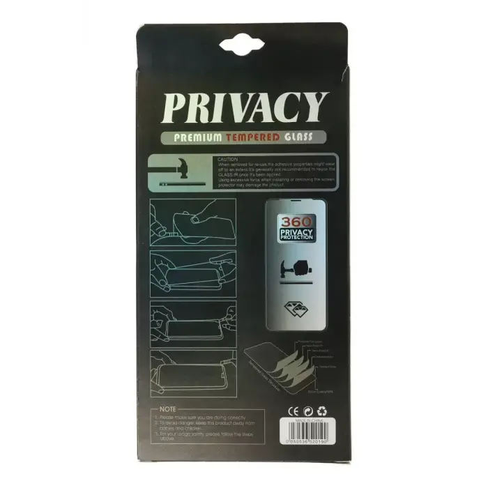 Newface Apple iPhone 12 Pro 34D Hayalet Izgaralı Cam