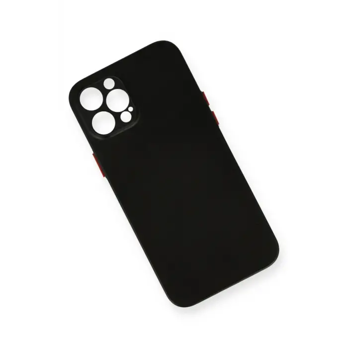 Newface iPhone 12 Pro Kılıf PP Ultra İnce Kapak - Siyah