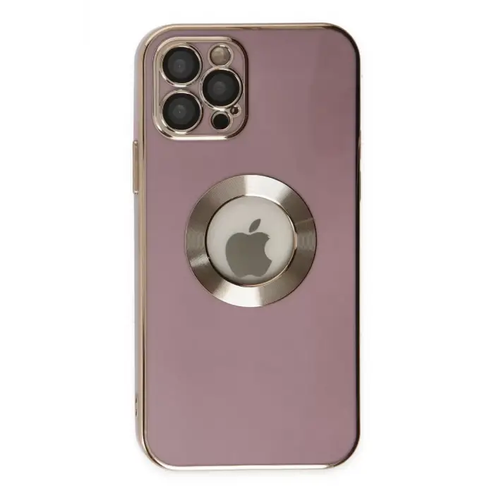 Newface Apple iPhone 12 Pro Kılıf Store Silikon - Mor