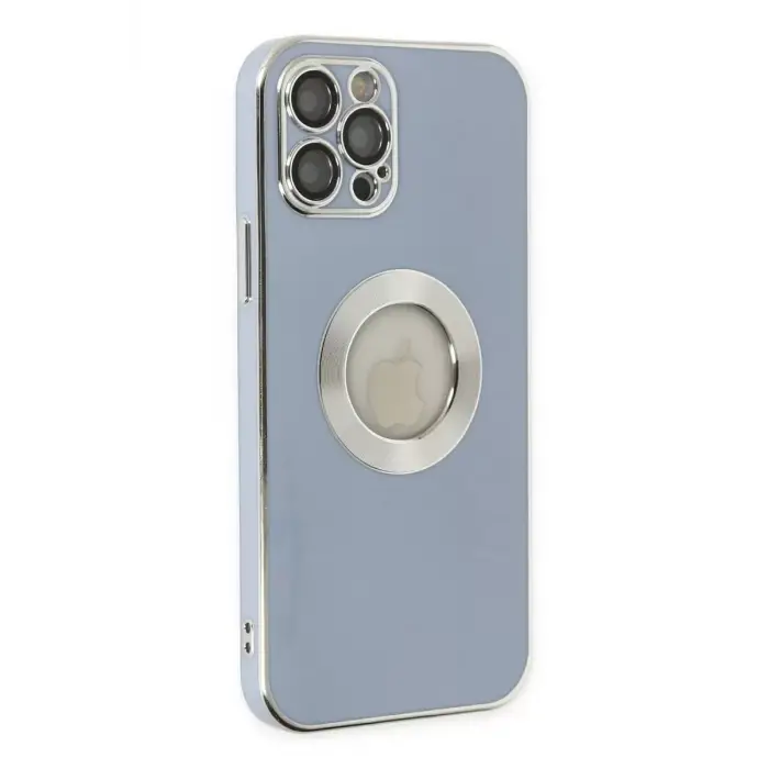 Newface Apple iPhone 12 Pro Kılıf Store Silikon - Sierra Blue