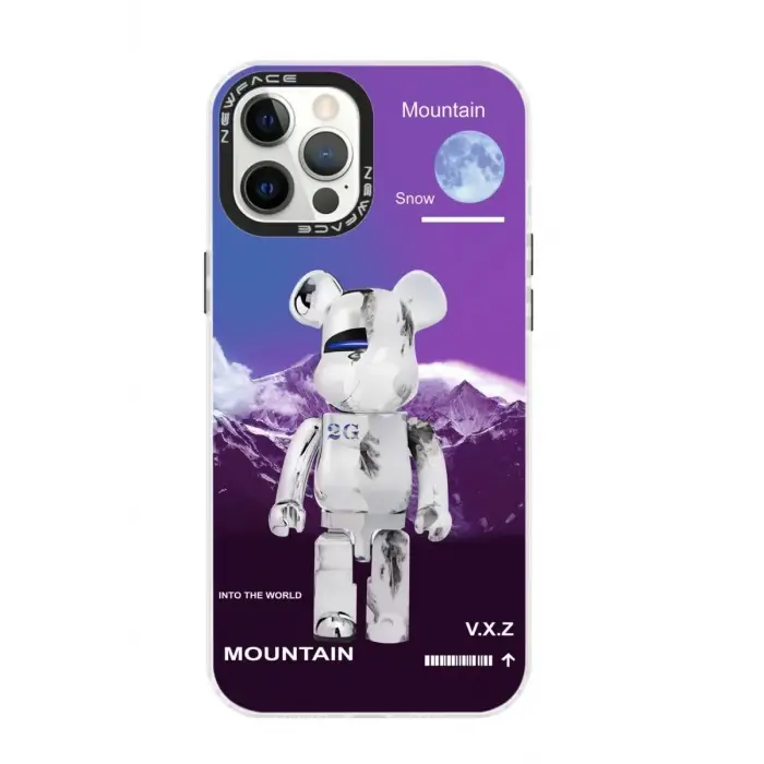 Newface Apple iPhone 12 Pro Max Kılıf Estoril Desenli Kapak - Estoril - 8