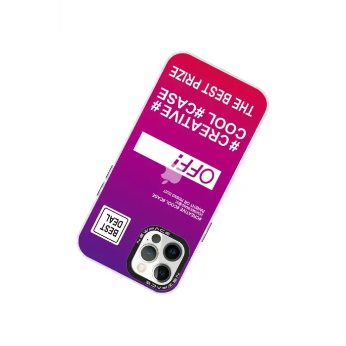 Newface Apple iPhone 12 Pro Max Kılıf Estoril Desenli Kapak - Estoril - 9