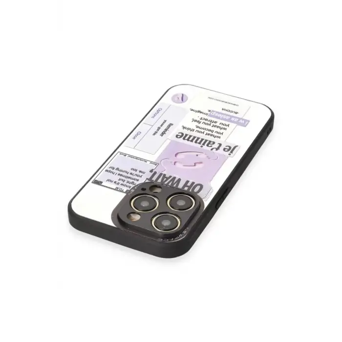 Newface Apple iPhone 12 Pro Max Kılıf Mirror Desenli Kapak - Mirror - 4