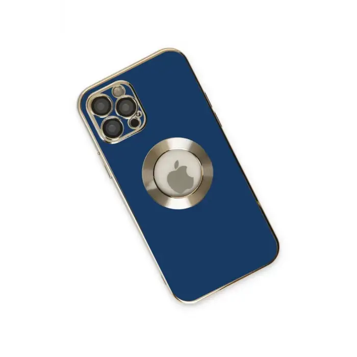 Newface Apple iPhone 12 Pro Max Kılıf Store Silikon - Mavi